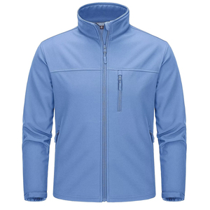 Vestes softshell pour hommes à prix compétitif, col montant, imperméables, personnalisables, manches longues, sports de plein air, haute qualité - Product Image 1