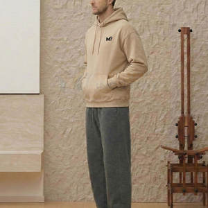 Nouveauté, sweats à capuche surdimensionnés de qualité supérieure, basiques, en coton mélangé, vêtements décontractés, respirants, sweats à capuche surdimensionnés pour adultes en vente - Product Image 4