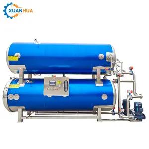 High pressure retort machine double layer water bath sterilization pot