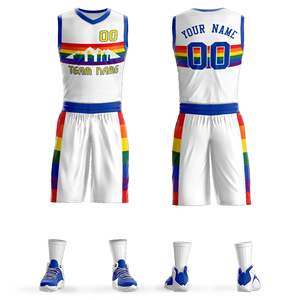Uniforme Deportivo de Baloncesto Personalizado, Traje de Malla, Conjunto de Jersey de Baloncesto Atlético de Alto Rendimiento para Adultos - Product Image 3