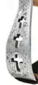 Croix Signe Aluminium Show Étriers Multifonctionnel Western Horse Riding Tack équipements pour chevaux accessoires pour chevaux Conception personnalisée - Product Image 5