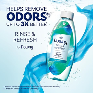 Downy Cool Cotton 48 Floz Suavizante de telas ecológico y eliminador de olores Detergente de lavandería perfumado de lavanda para uso en ropa - Product Image 2