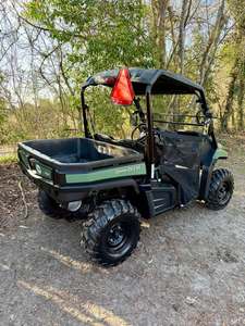 Véhicule utilitaire ouvert UTV vert 4 places, Quad Crossover avec benne de chargement, moteur diesel 4 temps, certifié CEE, manuel, pour utilisation agricole et sur sentiers - Product Image 5