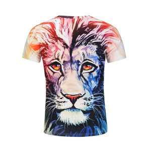 T-shirt homme Streetwear Hip Hop vêtements 260 Gsm T-shirt homme avec logo imprimé personnalisé T-shirt en polyester taille USA pour homme - Product Image 4