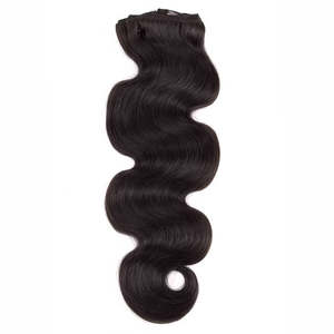 Extensiones de Cabello Humano Virgen 9A con Clip, Onduladas, 8 Pulgadas, Rizado Jerry, Marrón Medianoche - Product Image 3