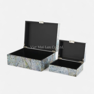 Caja de Nácar al por Mayor, Incrustaciones de Concha Hechas a Mano por Artesanos, Precio de Fábrica - Product Image 3