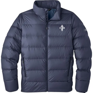Chaqueta de invierno con logotipo personalizado de nueva facción, chaqueta acolchada con cremallera estampada transpirable de poliéster 100% de ATLANTIC - Product Image 1