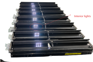 Couverture de benne rétractable manuelle sans éclairage pour VW AMAROK, en aluminium, installation sans perçage, nouveau style - Product Image 5