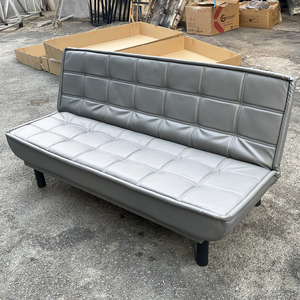 <b>Modern</b> 1.8m Convertible <b>Sofa</b> <b>Bed</b> Reclining and Foldable Wood Frame for Living Room Dining School HOBS01X Gray Color - Product Image 6