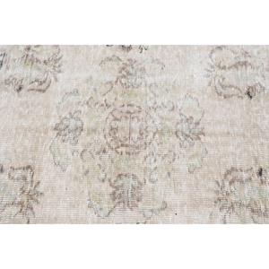 Vintage <b>Rug</b>, <b>Runner</b> 3.5x9.7 ft <b>Rug</b>, White Polka dot <b>Rug</b> - Product Image 5