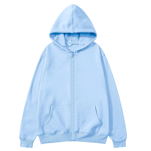2025New sudadera de moda abrigo bolsillos delanteros cálido cremallera chaqueta de lana de cordero hombres Otoño Invierno Color puro cárdigan con capucha - Product Image 1