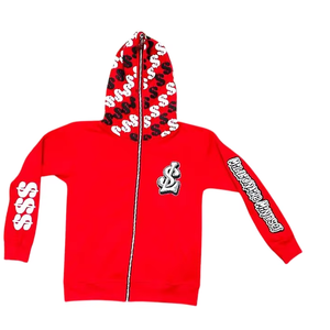 เสื้อฮู้ดดี้ผ้าฝ้าย 350 GSM แบบซิปเต็มตัว ไม่มีเชือกผูก พร้อมผ้าฟลีซและโลโก้สั่งทำคุณภาพสูง สไตล์ลำลอง - Product Image 1