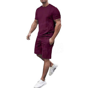 Conjunto de Pantalones Cortos Casuales para Hombre, Estilo Urbano, Color Sólido, 100% Algodón, Transpirable, Secado Rápido, Ropa de Verano, Tallas Grandes Disponibles, Venta al Por Mayor - Product Image 1