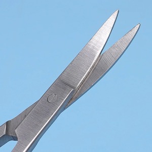 Ciseaux chirurgicaux dentaires Ametrine Surgical AM-786 12,5 cm en acier inoxydable à double courbure, certifiés CE, instrument courbé - Product Image 6