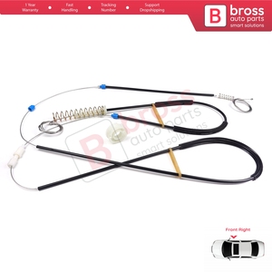 BWR982 Kit de réparation de lève-vitre droit pour MK1 R50 R52 R53 2001-2008 2/3 porte HB Convertible 51337039452 Bross pièces automobiles - Product Image 2