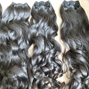 100% Extensión de cabello crudo Remy virgen indio sin procesar Trama de cabello de un solo donante Máquina de trenzas Paquete de ondas de doble trama - Product Image 6