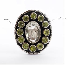 Rade-Piedras preciosas para decoración de interiores, accesorio de iluminación de 3 pulgadas, adecuado para actividades al aire libre, 925 - Product Image 1