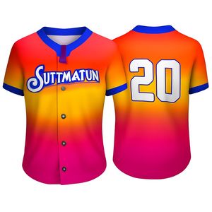Maillot de baseball pour adulte en coton/polyester respirant de haute qualité - Personnalisable avec des rayures, anti-transpiration, antibactérien, séchage rapide - Product Image 5