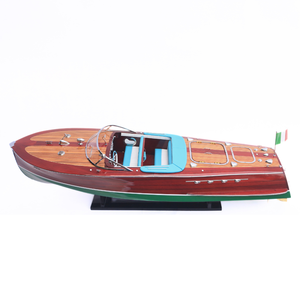 RIVA TRITONE MODERN YACHT MODEL HANDCRAFTED WOODEN <b>BOAT</b> FOR HOME DECORATION LUXURY NAUTICAL COLLECTIBLE FAST DELIVERY - Product Image 1