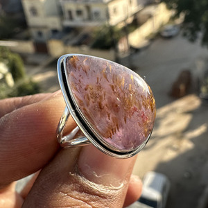 Anillo de Plata 925 con Piedra de Siete Melodías Super Seven, Joyería Hecha a Mano, Venta al por Mayor - Product Image 3