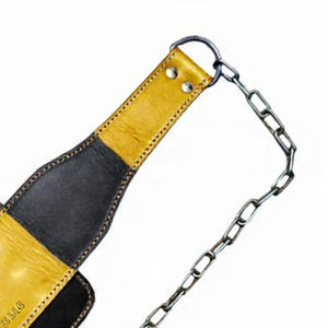 Nuevo Cinturón de Cuero Vacuno de Moda con Cadena, Cinturón de Alta Resistencia para Entrenamiento de Fuerza, Levantamiento de Pesas y Flexiones - Product Image 2