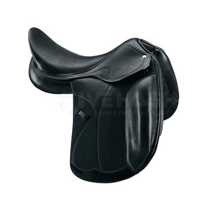 Selle de saut en cuir premium pour concours hippique et utilisation en extérieur - Product Image 4