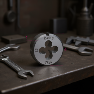 Fils de taraudage métriques à pas fin en acier chromé pour la gamme de produits tarauds et filières - Product Image 3