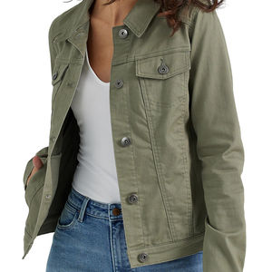 Chaqueta Vaquera de Manga Larga para Mujer de Alta Calidad, Diseño Personalizado, Transpirable y Fabricada para la Temporada de Invierno - Product Image 6