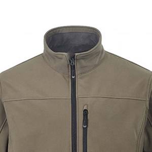 Veste Softshell unisexe à col montant, fermeture éclair, imperméable, respirante, streetwear décontracté d'automne, camouflage sur le devant, polyester - Product Image 2