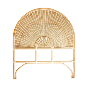 Cabecero de Ratán Tejido Estilo Boho Chic, Diseño Personalizado de Pavo Real y Flores, Marco de Cama de Lujo Hecho a Mano, Decoración al por Mayor de Vietnam - Product Image 4