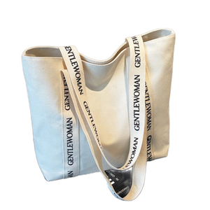 Bolsa de compras promocional de lona reciclable con logo personalizado ecológico, impresa y con tamaño personalizado, hecha en Vietnam. - Product Image 1