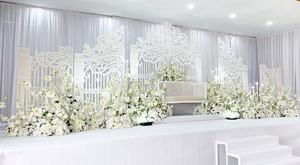 เวทีต้อนรับสไตล์กุร์บักราชวงศ์อิสลามพร้อมแผงเลเซอร์ ฉากหลังแบบตัดด้วยเลเซอร์สไตล์กุร์บักราชวงศ์อินเดีย แผงฉากหลังเวทีต้อนรับสุดหรู สหรัฐอเมริกา - Product Image 2