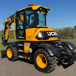 Excavatrice sur pneus JCB 110W PRO Hydradig avec tiltrotateur Steelwrist X12 pour des travaux de terrassement de précision et des chantiers à haute mobilité - Product Image 1