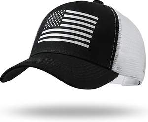 Gorra Trucker con Bandera Americana - Gorra Snapback, Gorra de Béisbol para Hombre y Mujer - Malla Transpirable Lateral, Ajuste Ajustable - para Uso Casual - Product Image 1