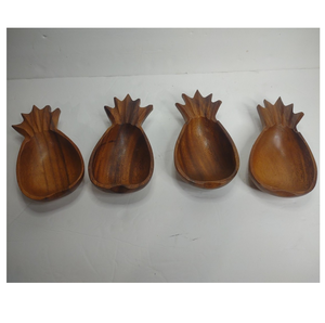 Cuenco de madera hecho a mano personalizado con forma de piña hecho a mano más vendido habitación de los niños decorar cuenco para servir dulces - Product Image 6