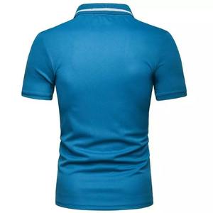 Elegante unisex para camisa 220 GSM Premium algodón piqué secado rápido manga corta OEM personalizado logotipo frontal posición fábrica al por mayor - Product Image 3