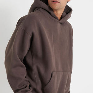 Sudadera con Capucha para Hombre de Excelente Calidad, Manga Larga, 100% Algodón, Tinte Liso, Bordada, Antiarrugas, Gran Venta de Otoño - Product Image 5