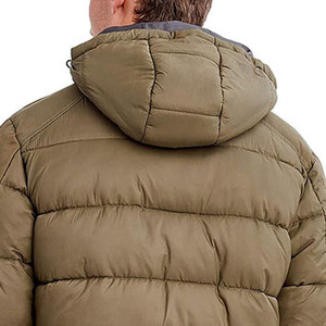 Blousons d'hiver personnalisés de haute qualité, dernier design à bulles, à capuche, avec duvet et tissu en laine de polyester - Product Image 6