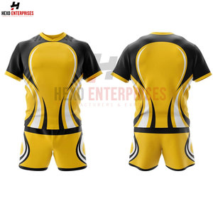 Precio de fábrica Uniforme de rugby Bajo Moq Uniforme de camiseta de rugby rojo personalizado con precio barato Uniforme de rugby profesional - Product Image 3
