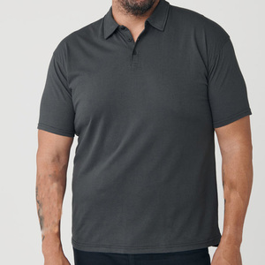 Camisetas Polo de golf de gimnasio activo de entrenamiento liso personalizadas de algodón suave de alta calidad para hombres 2025 - Product Image 4