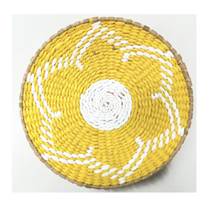 100% Handwicker Floral Jacinthe D'eau Tenture De Luxe Design Décor À La Maison En Bois Rotin Qualifié Artisans Vietnam Usine - Product Image 4