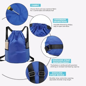 Sac de voyage de sport en plein air sac à dos de loisirs multifonctionnel pour hommes et femmes avec poches à cordon sac à dos - Product Image 3