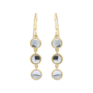 Pendientes Largos de Plata de Ley 925 con Circonita Cúbica Blanca Natural Redonda Vintage para Mujer, Marca Memoria Jewels - Product Image 2