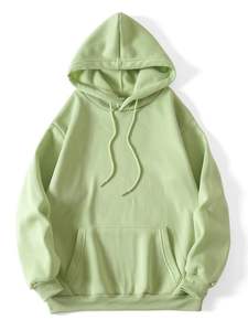 Trending Light Green Girls Hoody 100% Material puro con estampado de acento único Ropa de invierno atractiva con capucha cómoda - Product Image 6