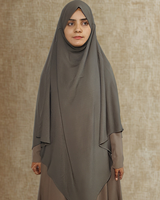 Nouveau stock – Khimar diamanté pour femmes musulmanes modestes, fait main en polyester, ourlet droit, respirant, séchage rapide, léger, grandes tailles