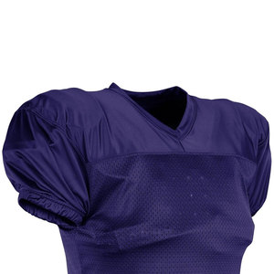 Ensembles de maillots de football américain personnalisés, tissu en maille 100% polyester respirant de qualité supérieure, options de tailles plus grandes, manches courtes confortables - Product Image 2