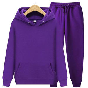Hombres Mujeres Adulto 100% Trajes de sudor de algodón 2 piezas Sudadera con capucha Conjuntos de chándal Nuevos mejores deportes Jogging Gym Wear Trajes de sudor para inviernos - Product Image 6