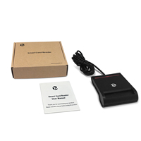 Lector de Tarjetas Inteligentes con Cable USB 2.0 ZOWEETEK, Lector de Tarjetas DNi/CAC/IC/ID/ATM/Banco EMV ZW-12026-2