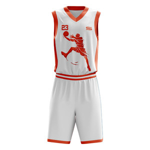 2025 top qualité sur mesure dernière conception 100% Polyester pleine teinture Sublimation respirant équipe ensembles uniformes de basket-ball - Product Image 2