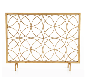 Screens Single Flat Large Tall - Reddish Brown Tree Design Spark Guard <b>Cover</b> Baby Safety Fire Place Fence <b>Solid</b> Wrought I - Product Image 5